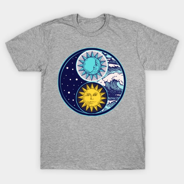 Yin Yang Universe T-Shirt by machmigo